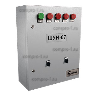 Шкаф управления насосами ШУН-7-2-2.8-ТР-GSM вид снаружи